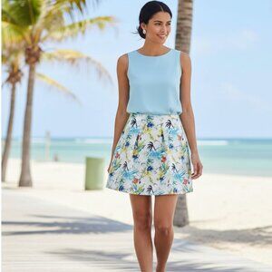 Kate & Mallory Colorful Tropical Skirt - XL